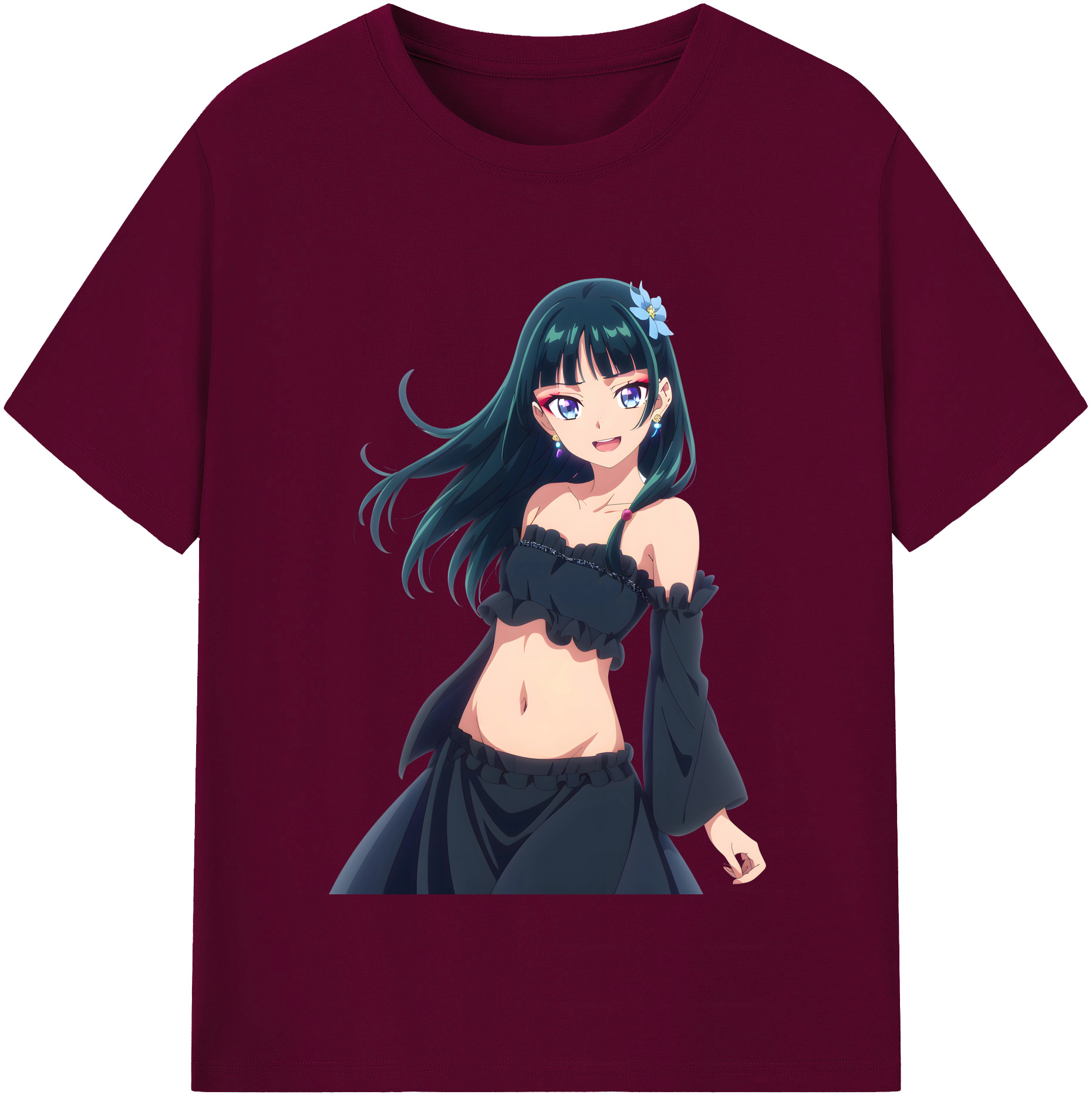 （画像用） 薬屋のひとりごと The Apothecary Diaries レディースカジュアルプリントTシャツ（綿100％）